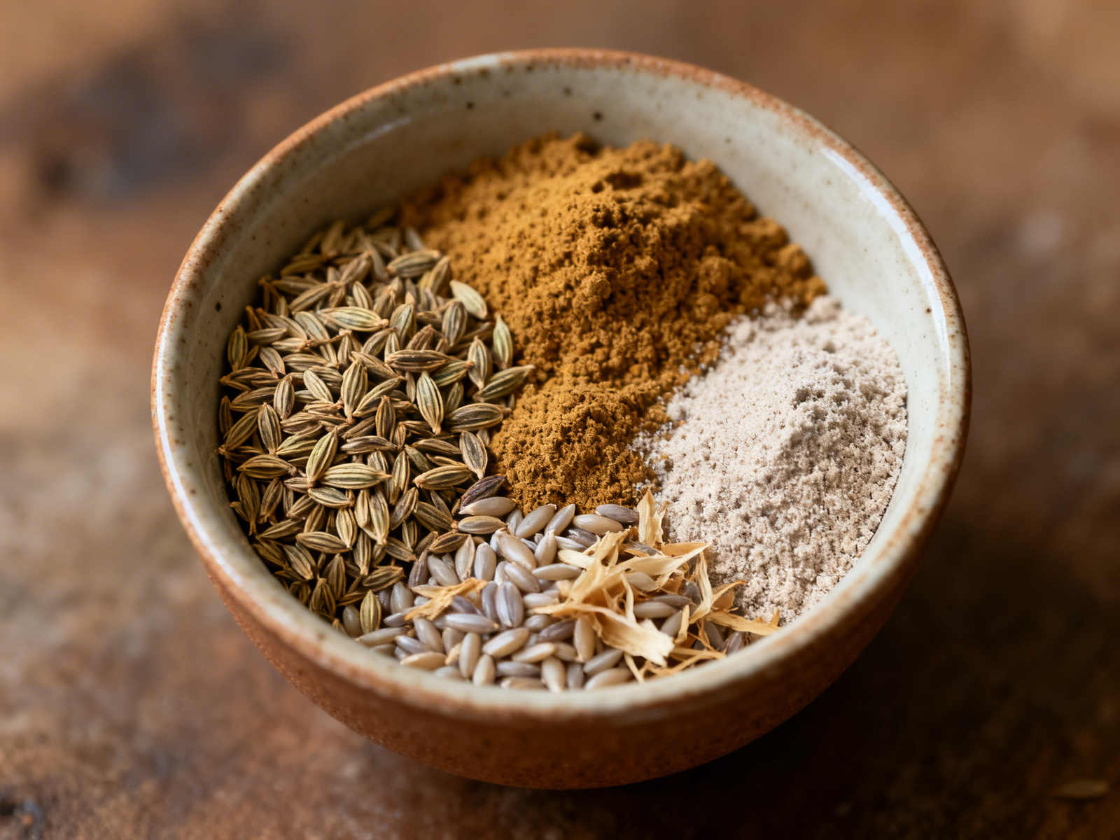 freepik fullbleed mix of cumin ground cumin psyllium seeds husk and powder centered ceramic bowl containing them together 0002